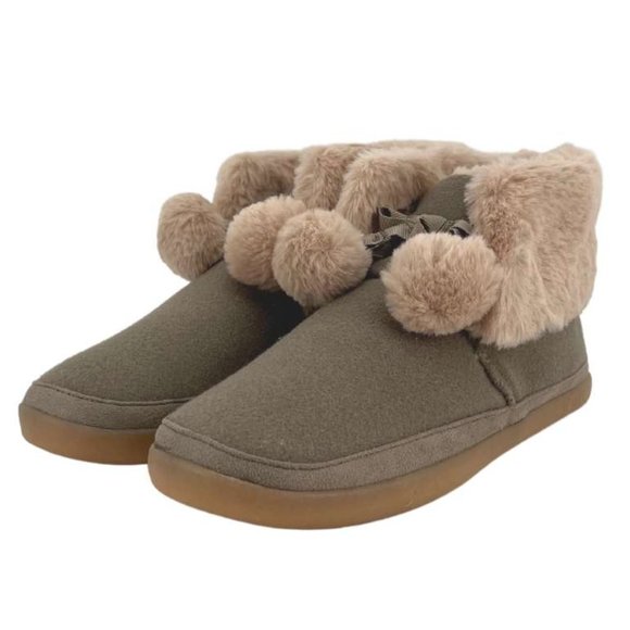 TOMS | Women's Celeste Ankle Slippers | Taupe Grey | Various Sizes - Picture 1 of 6